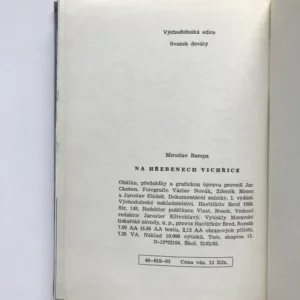 Na hřebenech vichřice, Miroslav Rampa