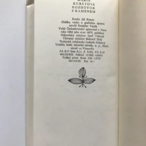 Rozhovor s kamenem, Marie Kubátová