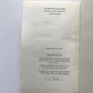 Drobné klepy V, Jan Neruda