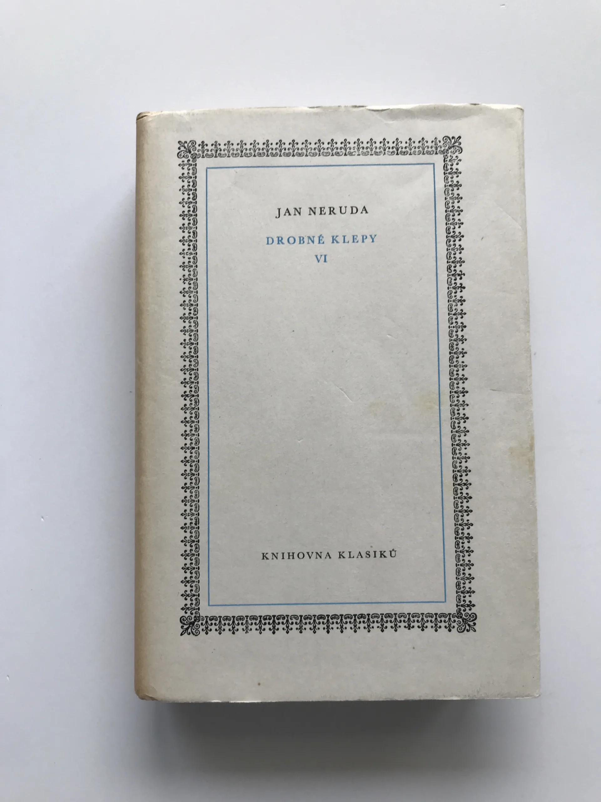 Drobné klepy VI, Jan Neruda