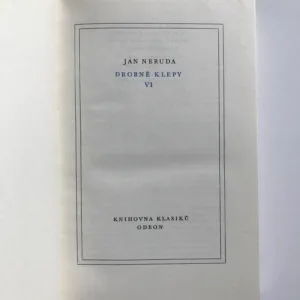 Drobné klepy VI, Jan Neruda