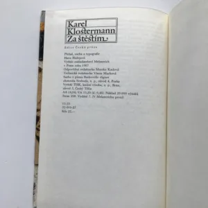 Za štěstím, Karel Klostermann