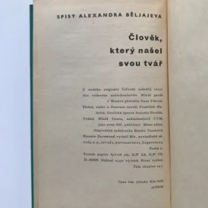 Člověk, který našel svou tvář, Alexandr Běljajev, František Hudeček