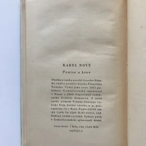 Peníze a krev, Karel Nový