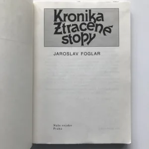 Kronika Ztracené stopy, Jaroslav Foglar