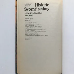 Historie Svorné sedmy a Nováček Bubáček píše deník, Jaroslav Foglar, Marko Čermák
