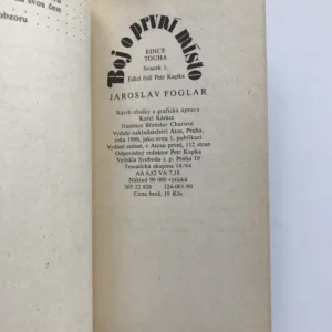 Boj o první místo, Jaroslav Foglar