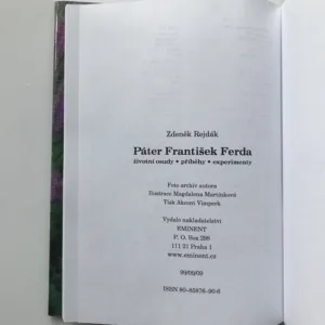 Páter František Ferda (Životní osudy, příběhy, experimenty), Zdeněk Rejdák