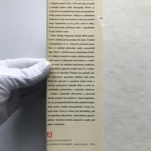 Vývoj obyvatelstva v českých zemích 1754-1914, Ludmila Kárníková