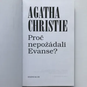 Proč nepožádali Evanse?, Agatha Christie