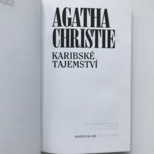 Karibské tajemství, Agatha Christie