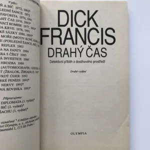 Drahý čas, Dick Francis