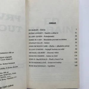 První tucet – Soubor 12 detektivních povídek nejlepších světových autorů, Ed McBain, Ellery Queen, Julian Symons, Edmund Crispin