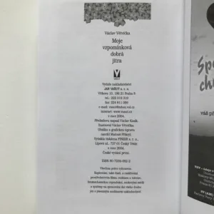 Moje vzpomínková dobrá jitra (podpis autora), Václav Větvička