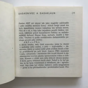 Na jedné noze, Hans Arp