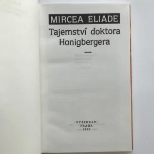 Tajemství doktora Honigbergera, Mircea Eliade
