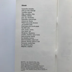 Zpívánky – jaro, Věra Mišurcová, Ivo Klečka,