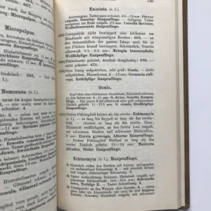 Tabellen zur Bestimmung einheimischer Insekten (I. Mit Ausschluß der Käfer und Schmetterlinge), Heinrich Karny