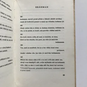 Dhammapadam (Buddhistická sbírka průpovědí správného života), Vincenc Lesný