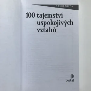 100 tajemství uspokojivých vztahů, David Niven