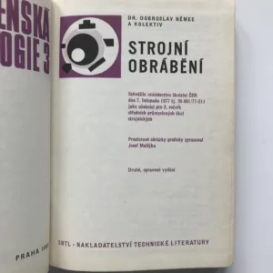 Strojírenská technologie 3 – Strojní obrábění, Dobroslav Němec