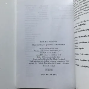 Matematika pro gymnázia – Planimetrie, Eva Pomykalová