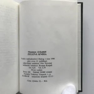 Zelená kniha, Muammar Al-Kaddáfí