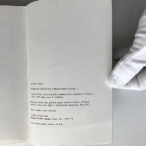 Přehled českých církevních dějin 1 + 2, Jaroslav Kadlec