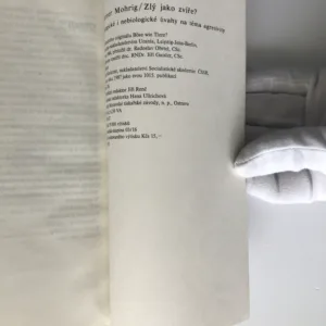 Zlý jako zvíře? (Biologické i nebiologické úvahy na téma agresivity), Werner Mohrig