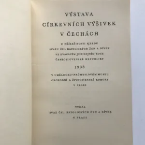 Výstava církevních výšivek v Čechách