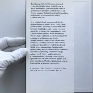 Svatí kacíři aneb Reportáž nejen z Velké Moravy, Jindra Jarošová