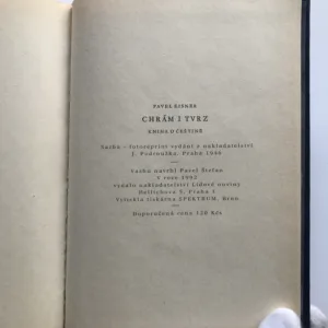 Chrám i tvrz, Pavel Eisner