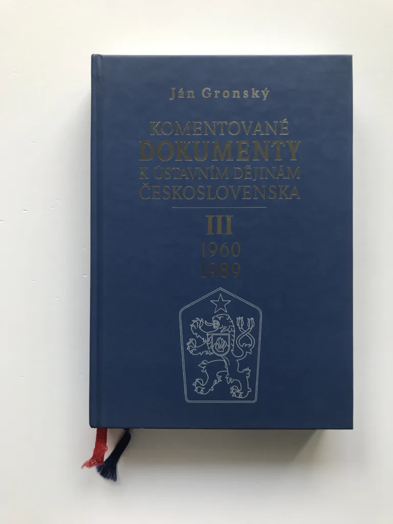 Komentované dokumenty k ústavním dějinám Československa III (1960-1989), Ján Gronský