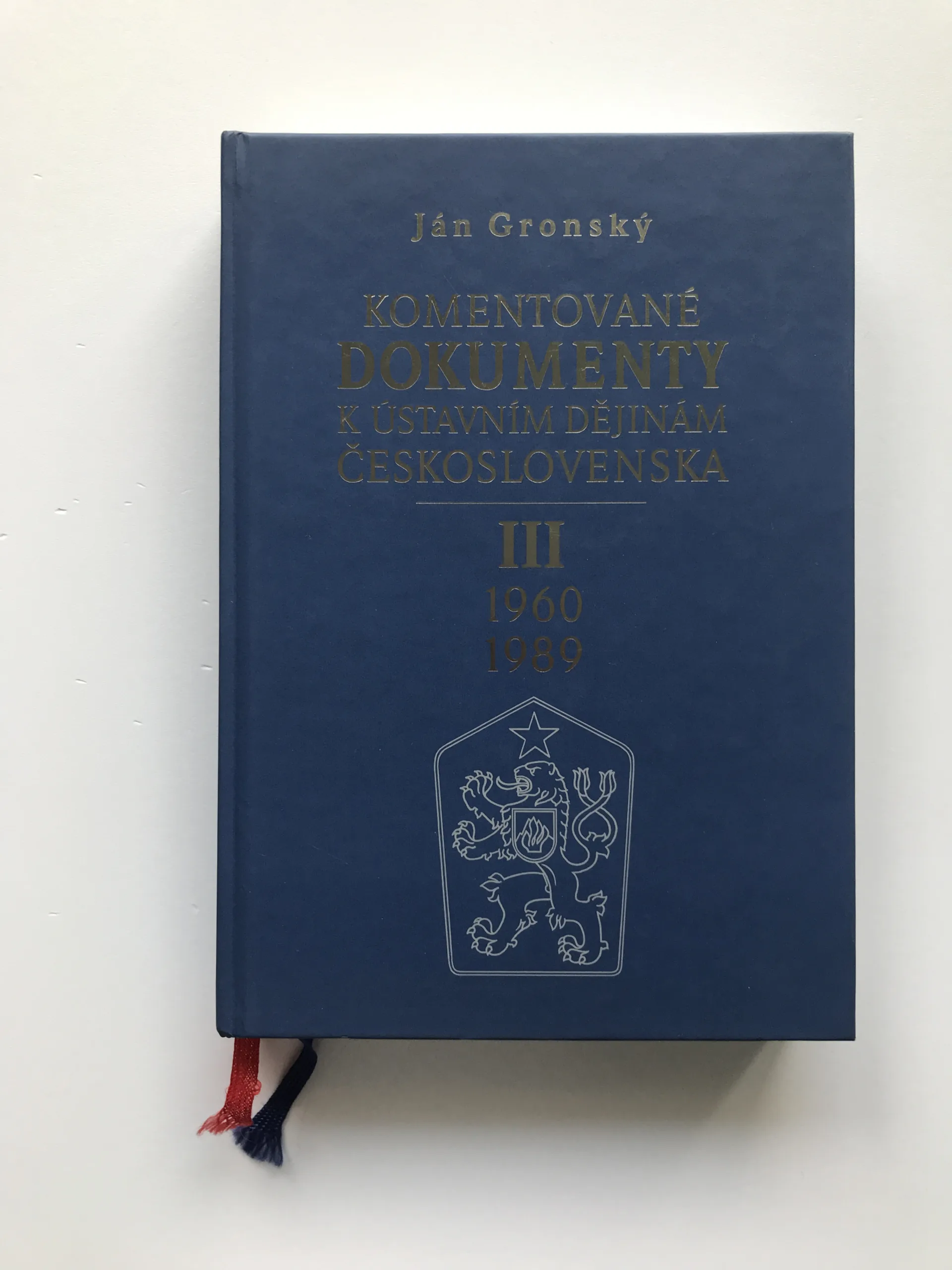 Komentované dokumenty k ústavním dějinám Československa III (1960-1989), Ján Gronský
