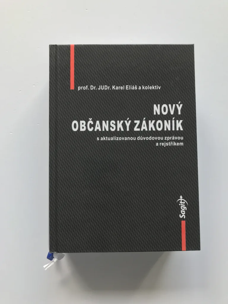 Nový občanský zákoník s aktualizovanou důvodovou zprávou a rejstříkem, Karel Eliáš