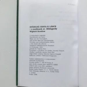 Svízelná cesta k lásce (Z myšlenek sv. Hildegardy), Wighard Strehlow