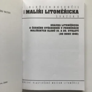 Krajina Litoměřicka a Českého středohoří v proměnách malířských slohů 19. a 20. století (do roku 1945), Oldřich Doskočil