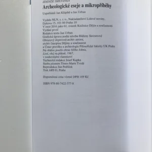 Archeologické eseje a mikropříběhy, Zdeněk Smetánka