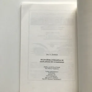 Bylinářská poradna 3 (Aneb příroda léčí revmatismus), Josef A. Zentrich