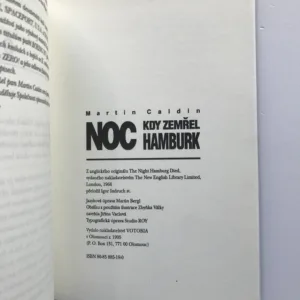 Noc, kdy zemřel Hamburk, Martin Caidin