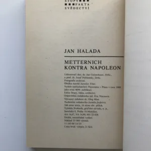 Metternich kontra Napoleon, Jan Halada