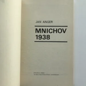 Mnichov 1938, Jan Anger