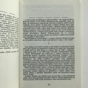 Svědek Husákova procesu vypovídá, Ladislav Holdoš, Karel Bartošek