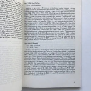 Českoslovenští politici 1918-1991 (Stručné životopisy), Martin Hodný