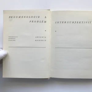 Fenomenologie a problém intersubjektivity, Antonín Mokrejš