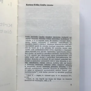 Kritika čistého rozumu, Immanuel Kant