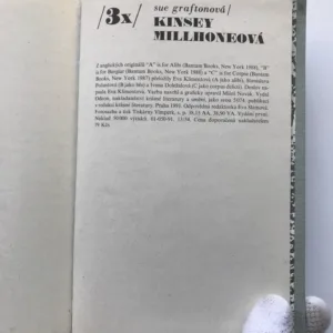 Třikrát Kinsey Millhoneová, Sue Graftonová