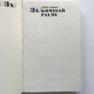 Třikrát komisař Palmu, Mika Waltari