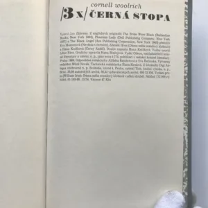 Třikrát černá stopa, Cornell Woolrich