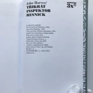 Třikrát inspektor Resnick, John Harvey